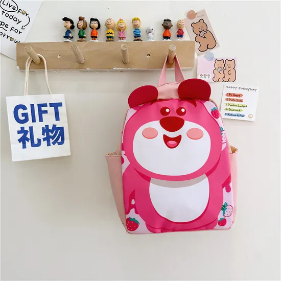 Kindergarten Backpack Cute Cartoon Lightweight Backpack Children′s Load Reducing Backpack