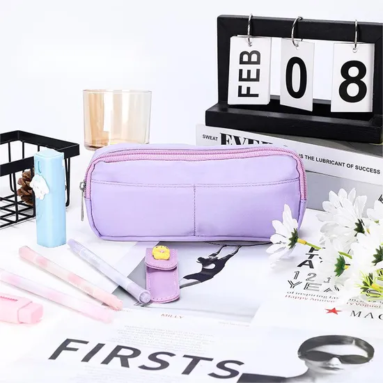 New Large Capacity Pen Bag Stationery Box Primary School Student Stationery Bag