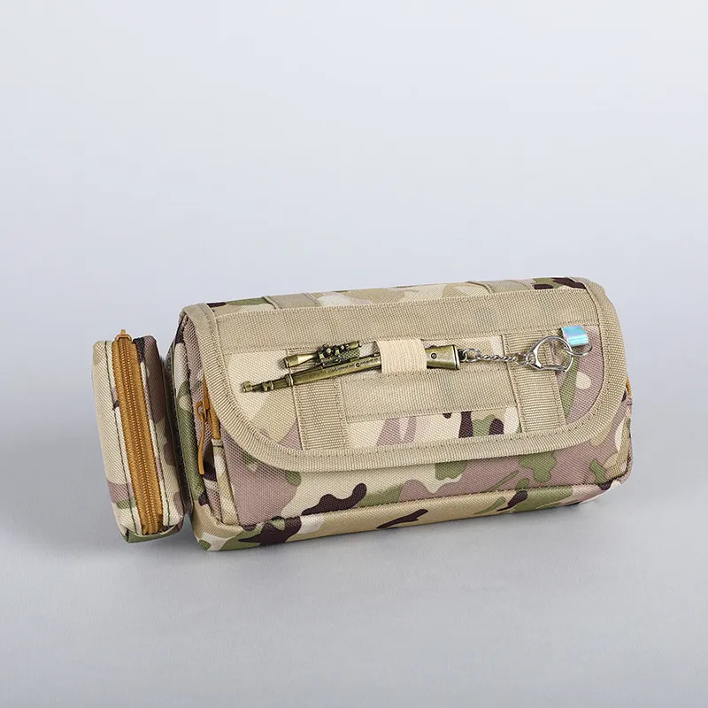 Camouflage Pencil Case Multifunctional Stationery Bag for Primary and Secondary School Students Pencil Pouch