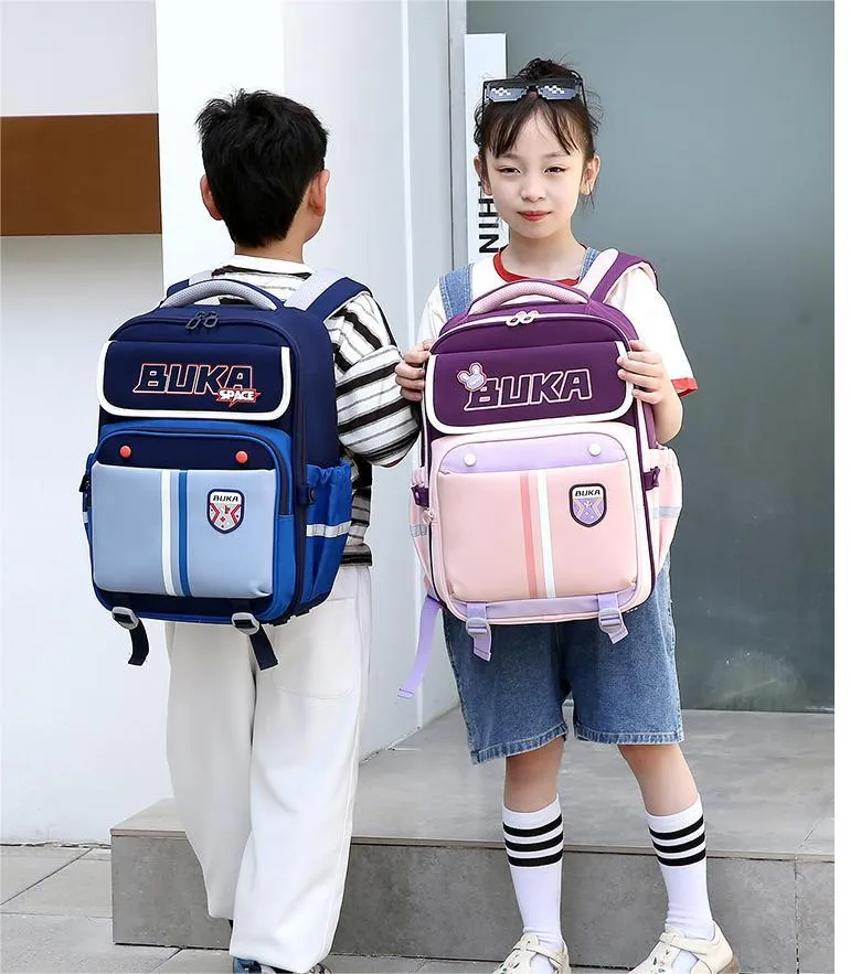School Backpackfor Elementary School Students Boys and Girls Lightweight Spine Protectionlarge Capacity Backpack