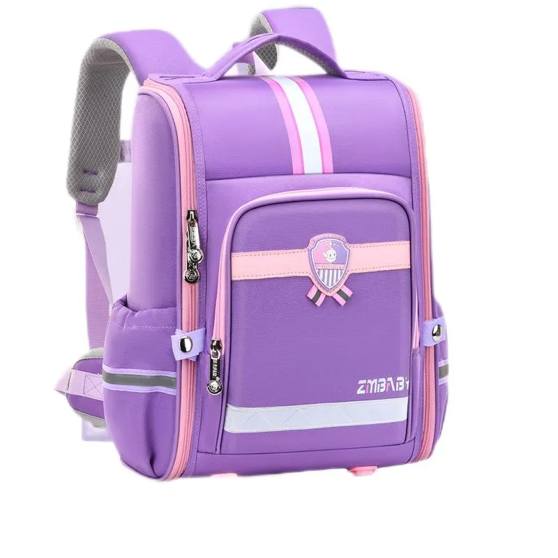 New Primary School Student School Backpack Space Integrated Structure Backpack Lightweight Backpack