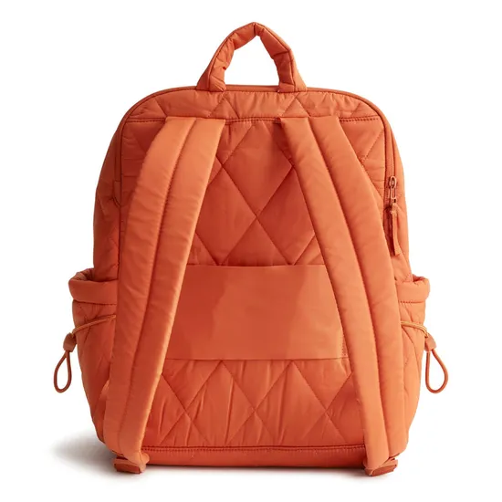 Embroidered Double Shoulder Backpack 2024 New Cotton Clip Student Cotton Cloth Backpack