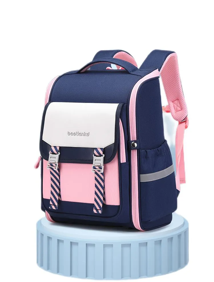 New Integrated Space Backpack for Boys and Girls Elementary School Students to Reduce Weight and Protect Spine Backpack