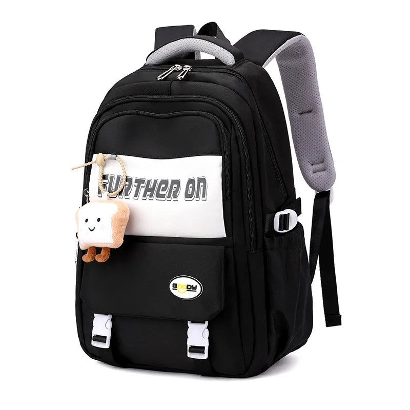 Retro High School Student Junior High School Student Backpack for Women Korean Sytle Backpack for Men Large Capacity Travel Backpack