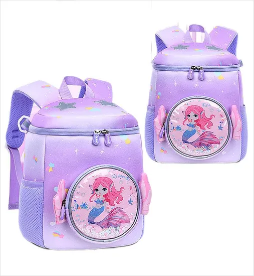 New Waterproof Fabric Backpack Cartoon Cute Kindergarten Backpack Girl Mini Backpack