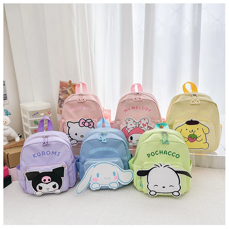 New Children&prime;s Backpack Cute Cartoon Doll Boys and Girls Book Bag Lightweight and Large Capacity Backpack