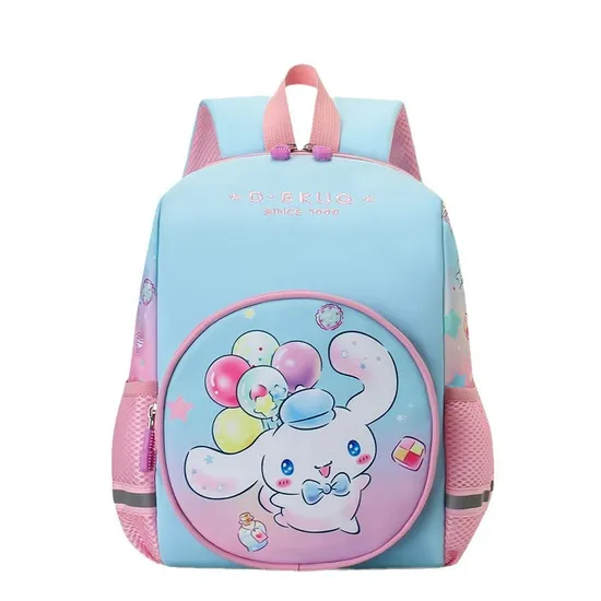 New Children′s Cartoon Fashion School Bag with Large Capacity and Lightweight Nylon Melody Kindergarten Backpack