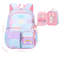 New Primary School Student Backpack Cute Princess Large Capacity Spinal Protection Waterproof Backpack
