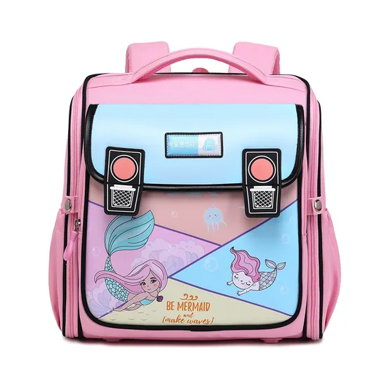 New Cartoon Anime Fashionable Primary School Students Load Reduction Spinal Protection Backpack