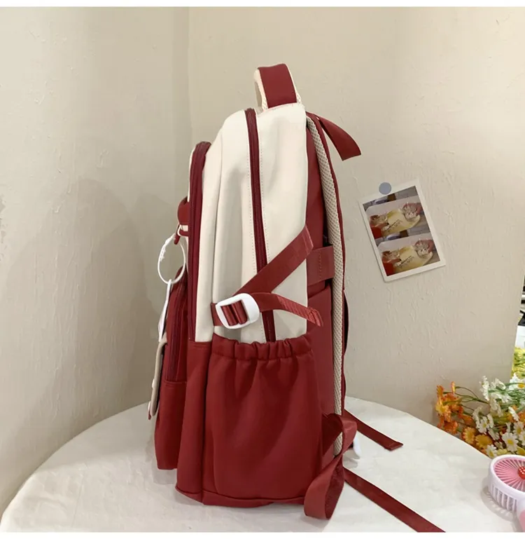 2024 Backpack for Male and Female Students Large Capacity Leisure Travel Backpack
