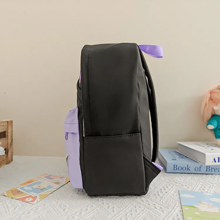 Student Backpack with Large Capacity Lightweight Nylon Backpack New Children&prime;s Backpack