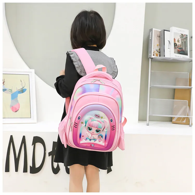 Wholesale of New Cartoon Backpacks for Elementary School Students Spider Man 3D Children&prime;s Backpack