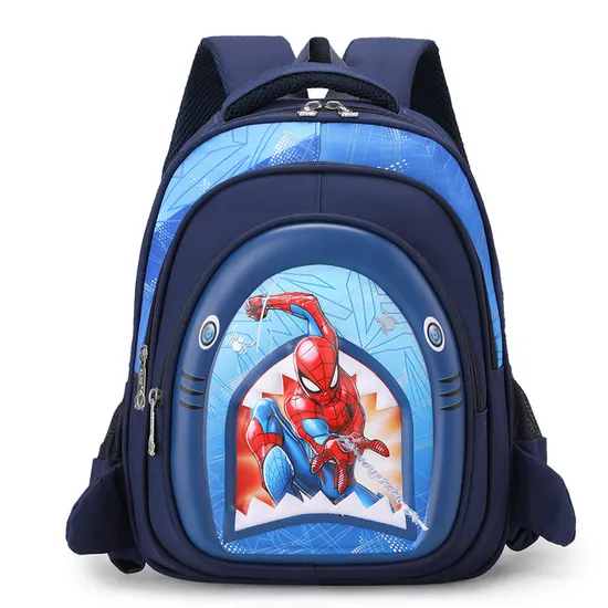 Wholesale of New Cartoon Backpacks for Elementary School Students Spider Man 3D Children′s Backpack