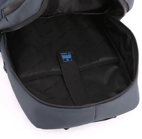 Custom Business Waterproof Laptop Bags School Travel USB Charging Men Smart Backpack