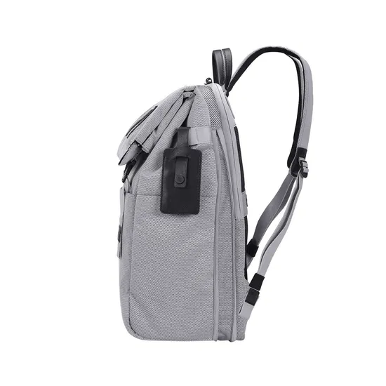 Custom Waterproof 15.6 Inch Notebook Backpack Flap Top Travel Unisex Daypack Student Laptop Backpack