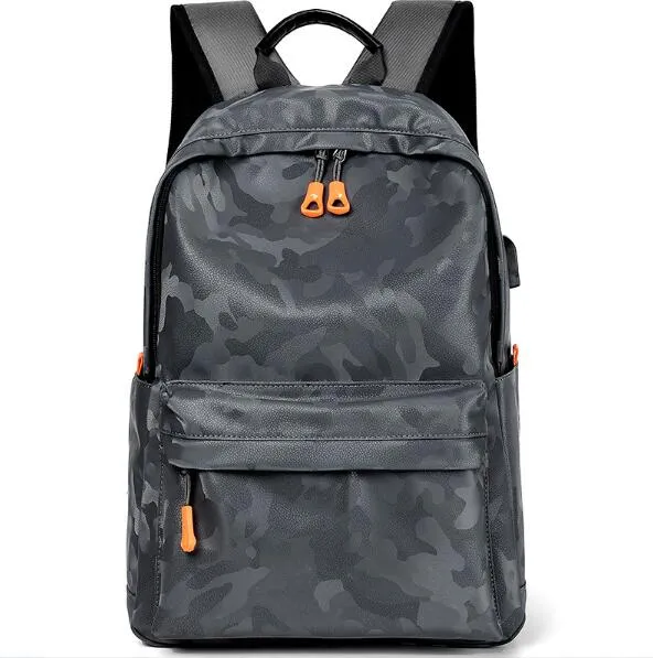 Backpack Male Junior High School Students Large-Capacity Travel Bags Computer Backpacks Men&prime; S Bags