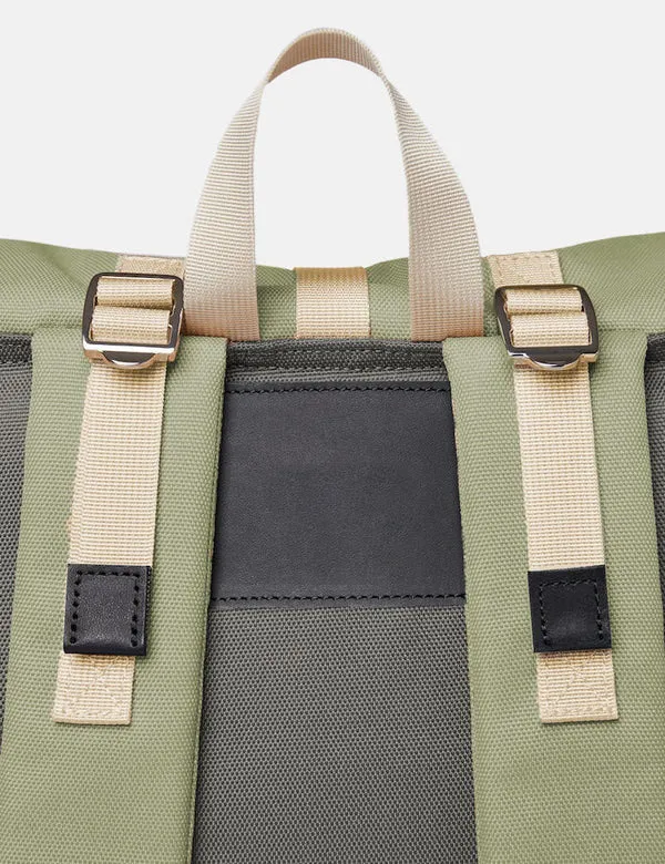Factory Customization Rucksack Anti-Theft Fashion Canvas Backpack Waterproof Round Roll Top Backpack