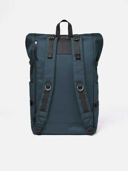 Expandable Roll Top Casual Daypack Water-Resistant Travel Backpack with Laptop Compartment Rolltop Backpack