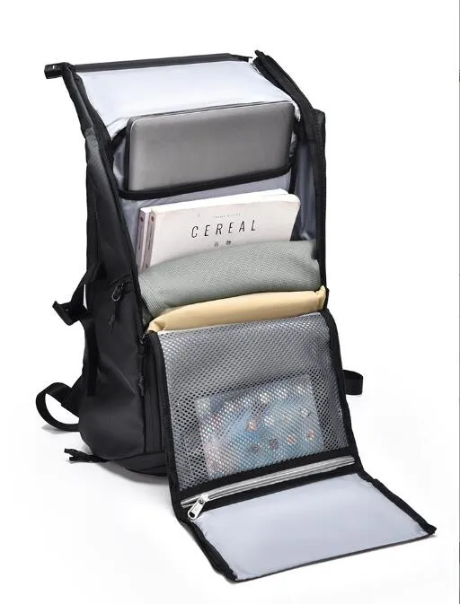 Waterproof Luxury Leisure Travel University School Notebook Synthetic Leather Laptop Backpacks