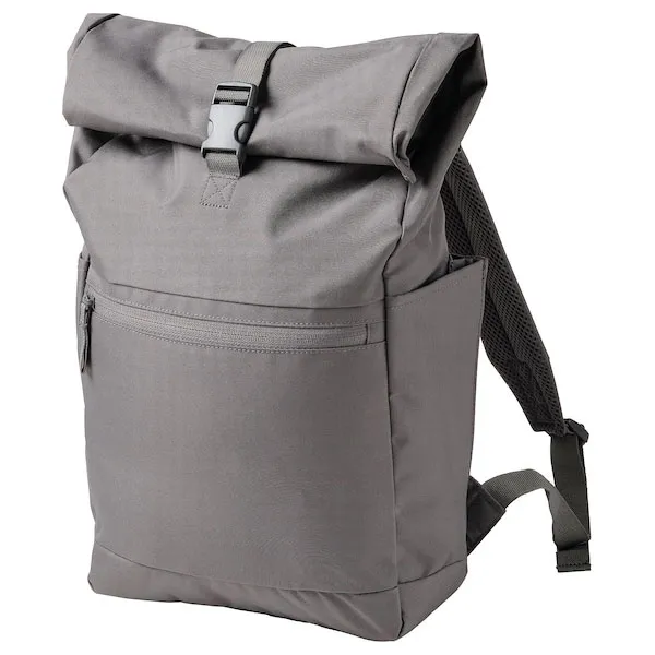 Travel Laptop Roll Top Backpack Outdoor Rucksack Causal Backpack