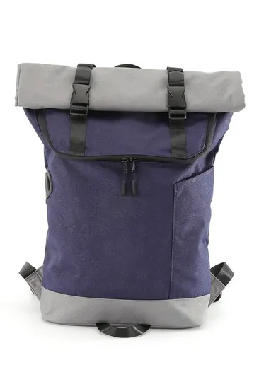 Waterproof College School Bag Carry on Casual Computer Backpack Roll Top Laptop Backpack
