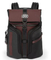 Business Laptop Backpack Waterproof High Tech Daypack with PU Leather USB Charging Port Travel Backpack