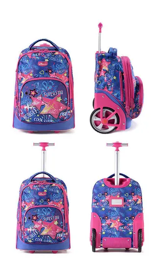 Kids Luggage Trolley Kid′s Travel Bag, , Kids School Trolley Luggage Bag