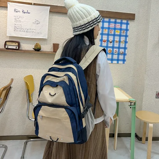 Retro Outdoor Sports Travel Backpack Junior High School High School Backpack