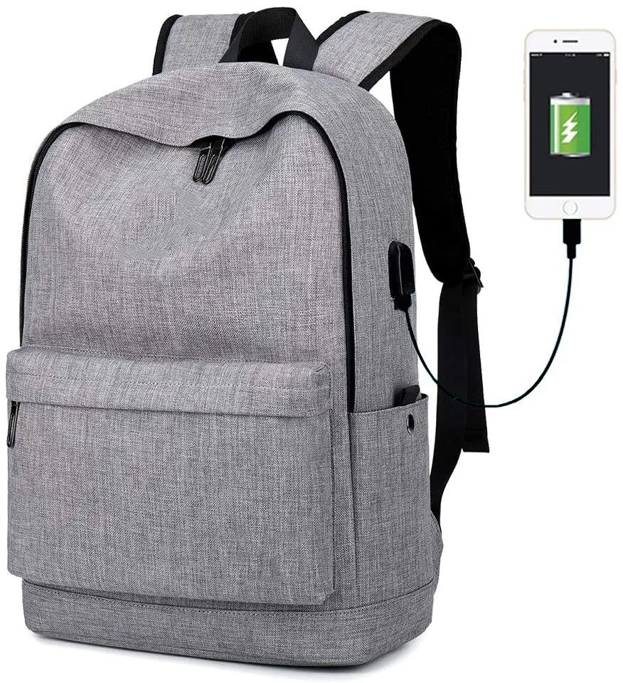 School Backpack Waterproof Schoolbags Durable Book Bag College Bag Student Laptop School Backpack with USB