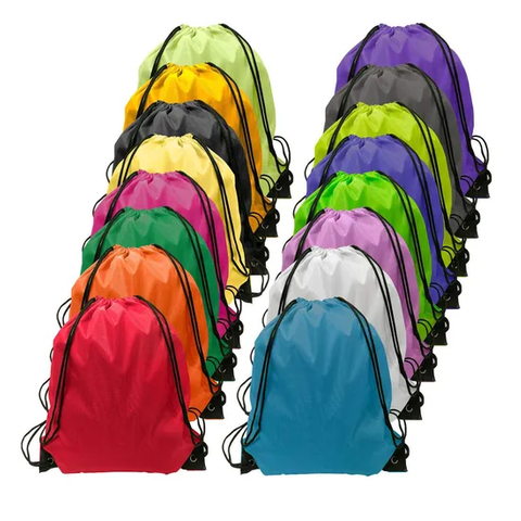 Drawstring Bulk String Backpack Draw String Bags Pack Cinch Bags for Gym