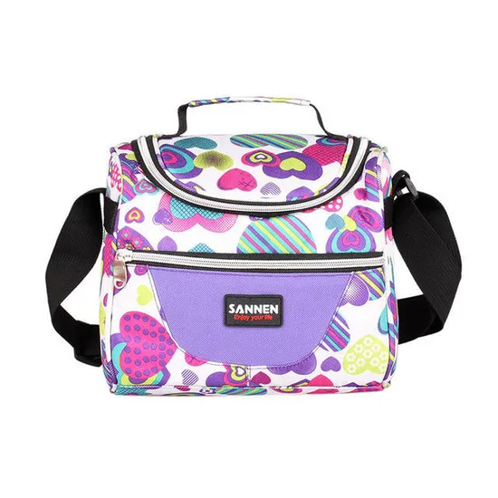 Large Capacity Portable Lunch Insulated Aluminum Foil Picnic Cooler Bag