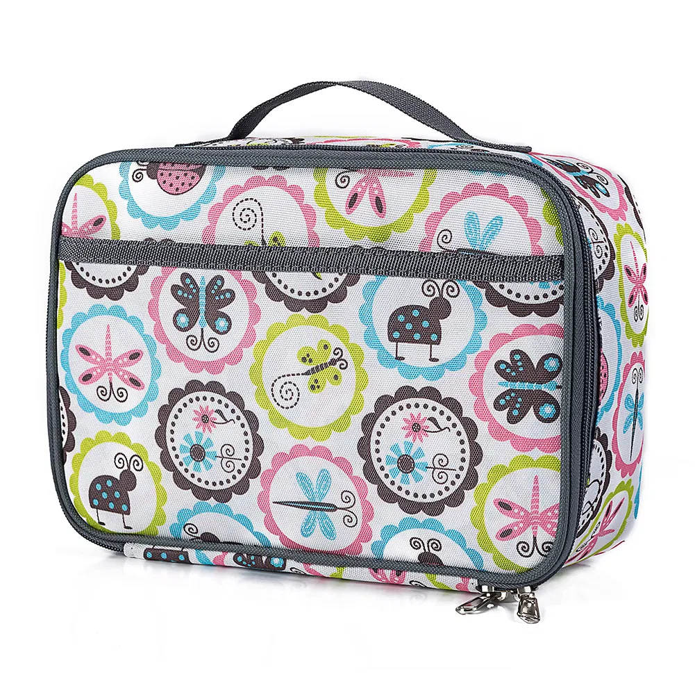 Hot Sale Factory Blue Oxford Camouflage Thermal Insulation Student Skill Lunch Bag