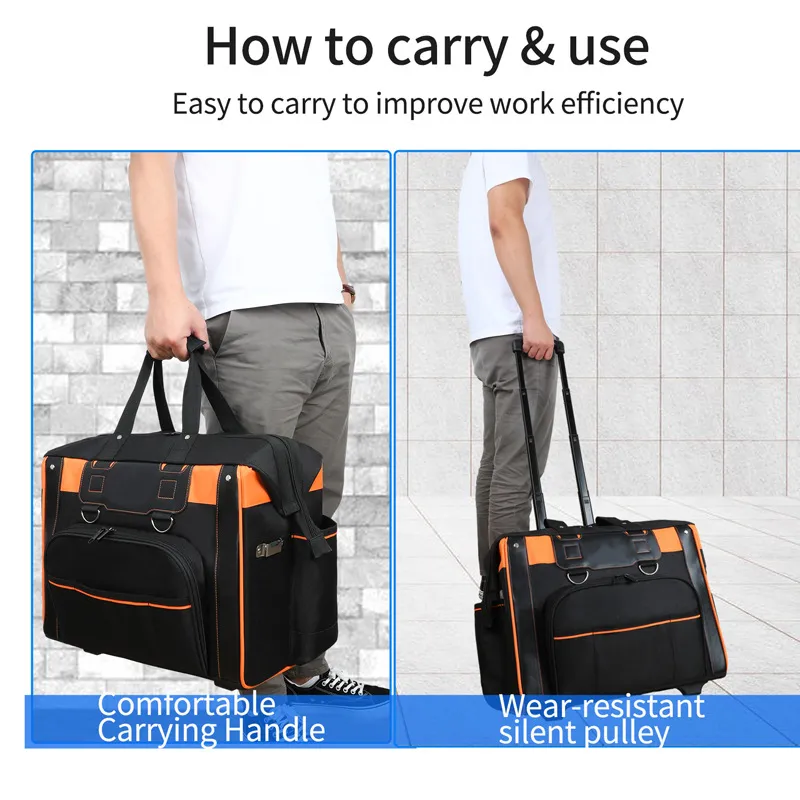 Customized Multifunctional Trolley Tool Tote Bag