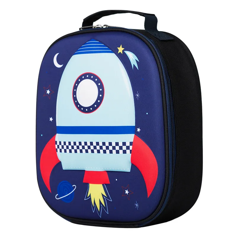 Cartoon Cute Dinosaur Kids Lunch Bag Portable Cold Insulation Cooler Bag for Children Office Worker Food Bag