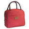 Factory Hot Sale Thermal Food Picnic BBQ Hiking Cooler Bag Women Insulated Nylon Flowers Pattern Lunch Tote Bag for Kids