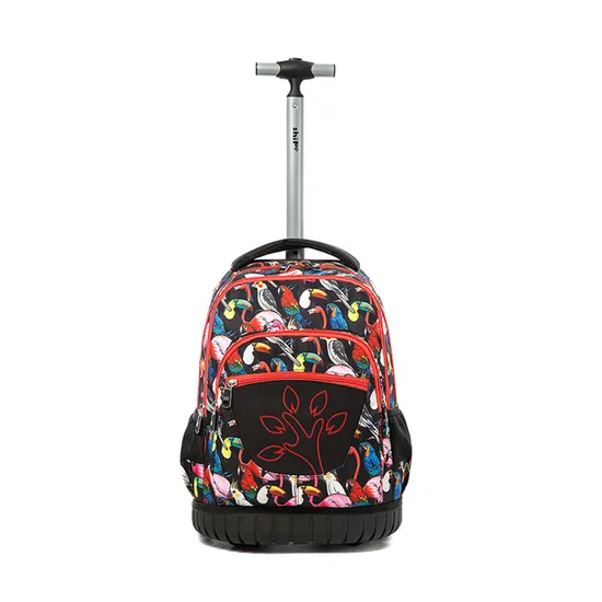 Professional Kids School Rolling Backpack Fashion Children School Wheeled Trolley Bags
