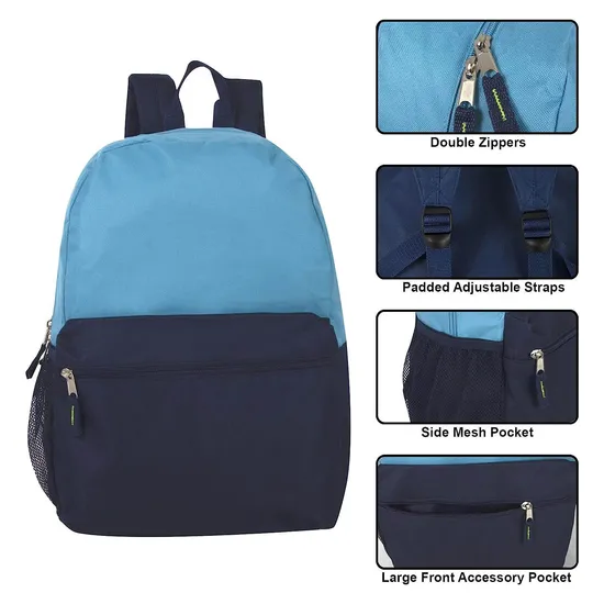 Hot Item Children′s Leisure Bag Boys and Girls Light Backpack Color Contrast Letters Printed Fashion Sports Outing
