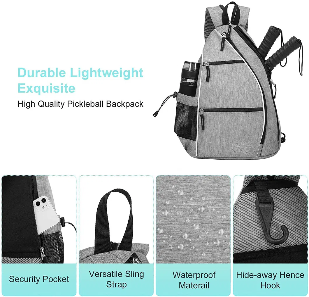 Tennis Backpack for Men Woman Pickleball Paddle Racket Bag with Shoes Compartment Racket&prime; S Equipment Bags