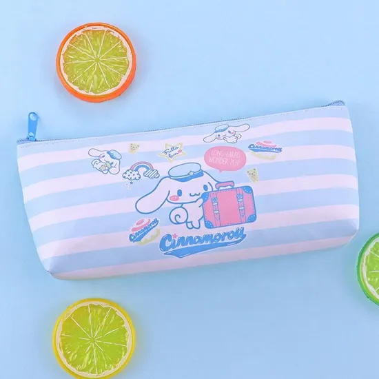 Cartoon School Stationery Storage Pouch Cute Kawaii Pencil Bag for Girls