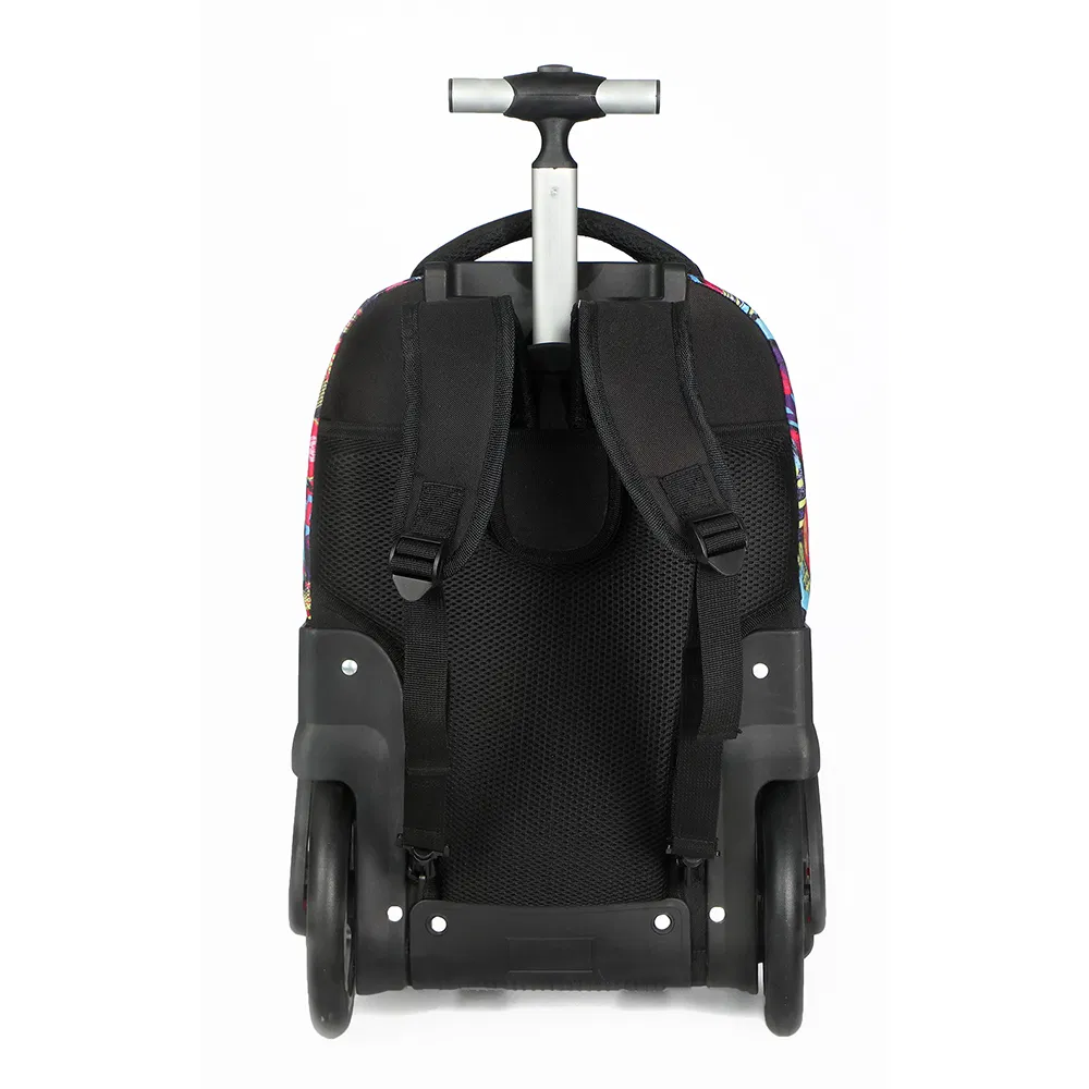 Waterproof Student Wheeled Rolling Schoolbag Fashion Backpack for Kids Children Trolley School Bag