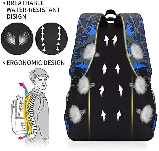 Lifestyle New Stylish Customized Travel Laptop School Compartment Backpack Anti Theft Student Bag