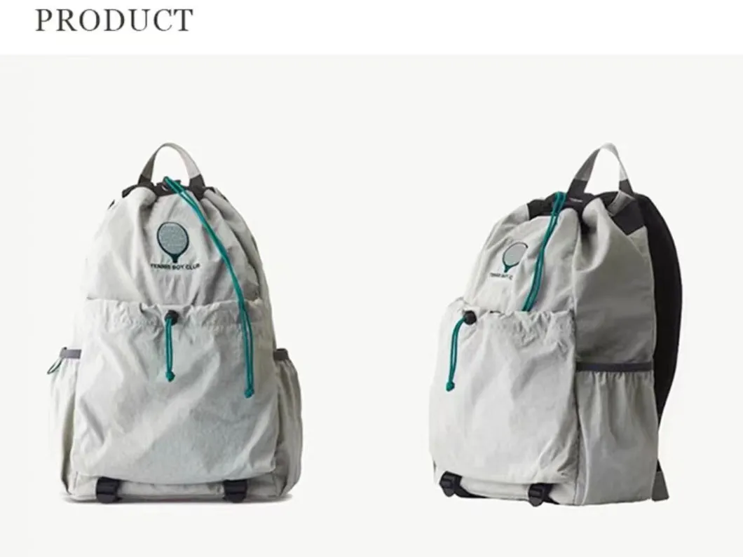Outdoor Tennis Travel Canvas College Student Computer Backpack Mens Badminton Mountaineering Bag