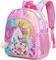 Custom Logo Unicorn Cartoon Sequin Schoolbag Girl Pink School Backpack Kids Cute School Bag for Girls