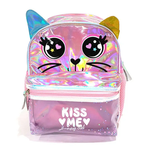 Animal Cartoon Holographic PU Toddler Backpack Kids School Bag for Kindergarten Kids