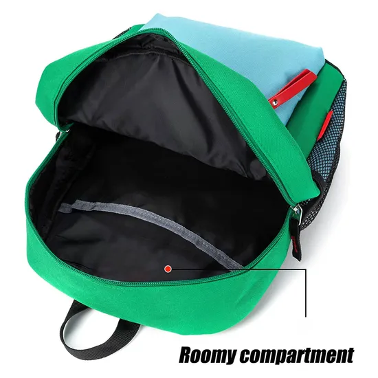 Factory Price School Wholesales Hot Sale Custom Logo Casual Polyester Children Daily Use Backpack for Girls Boys