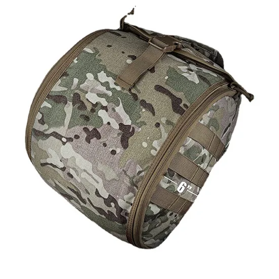 Factory Outdoor Tactical Helmet Bag Gas Mask Storage Camouflage Bag