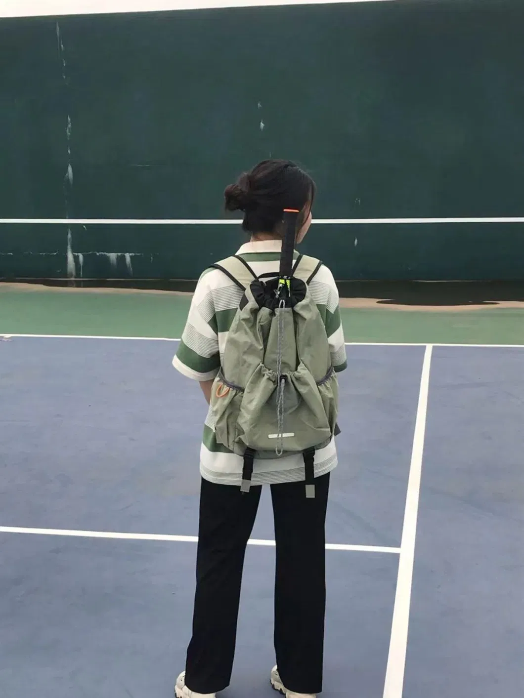 2023 New Drawstring Backpack Cycling Backpack Sports Travel Badminton Tennis Bag