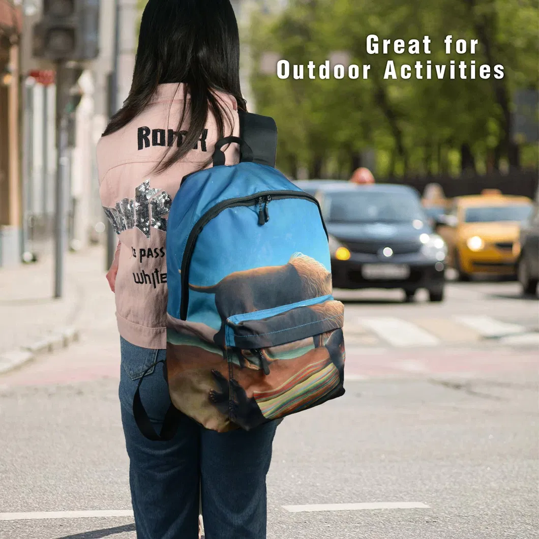 New Design Daypack Waterproof Polyester Schoolbags Back Pack Animals Bookbags Unisex Custom Printed School Bags Backpack