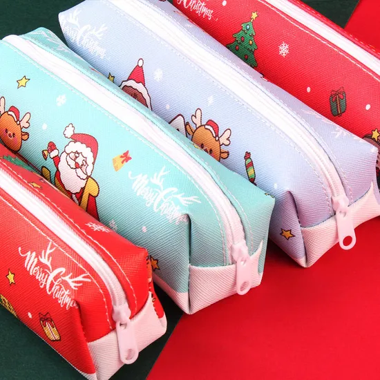 High Quality Large Capacity Christmas Pencil Case Stationery Pouch Personalized Pencil Case