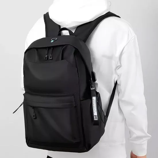 Waterproof Fashion Male Backpack 14 Inch Laptop Rucksack Business Travel Backbag School Bag